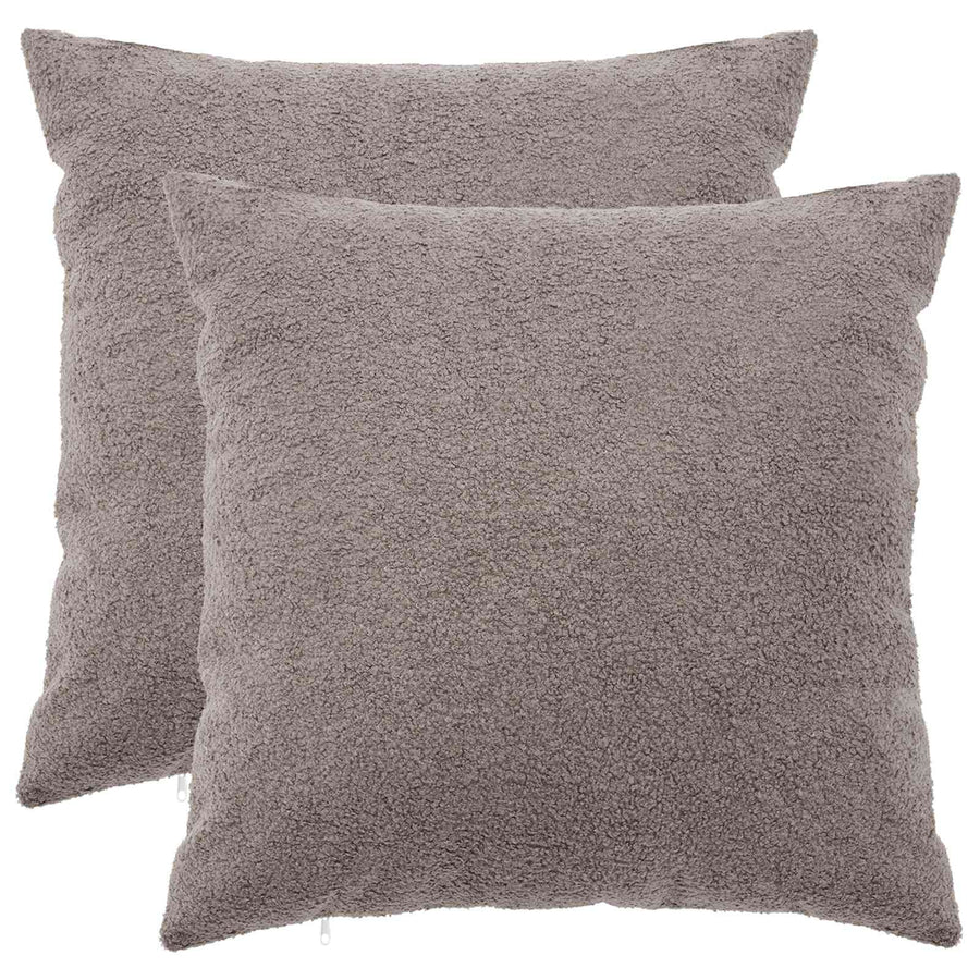 Kussensloop 2 pcs HEERLEN Lichtgrijs 60 x 60 cm Bouclé