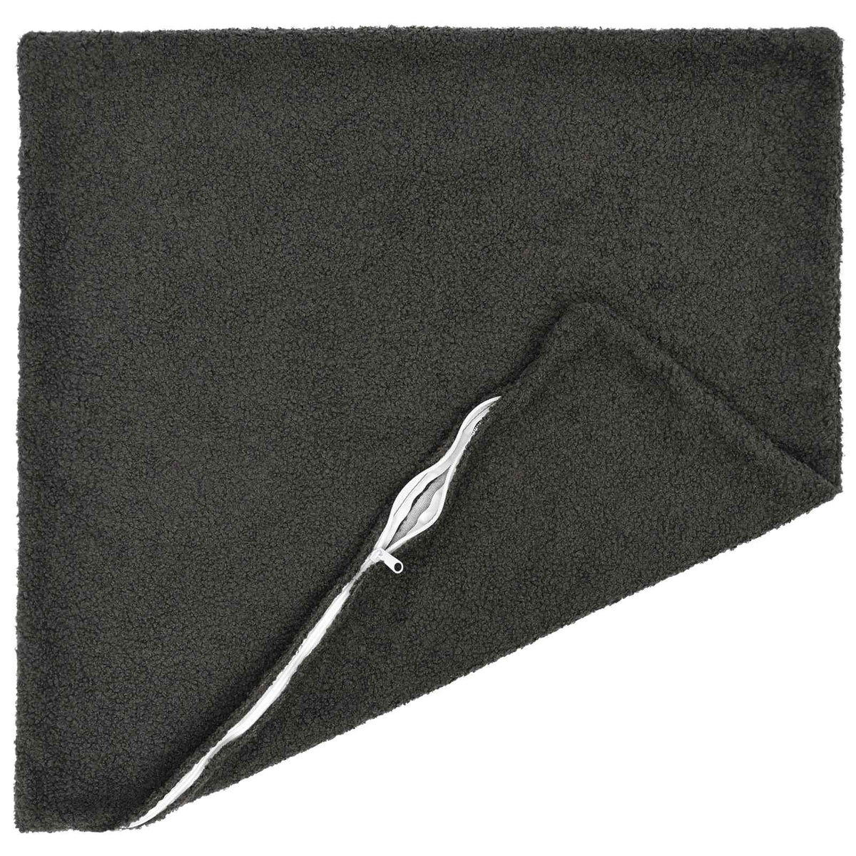 Kussensloop 2 pcs HEERLEN Donkergrijs 60 x 60 cm Bouclé