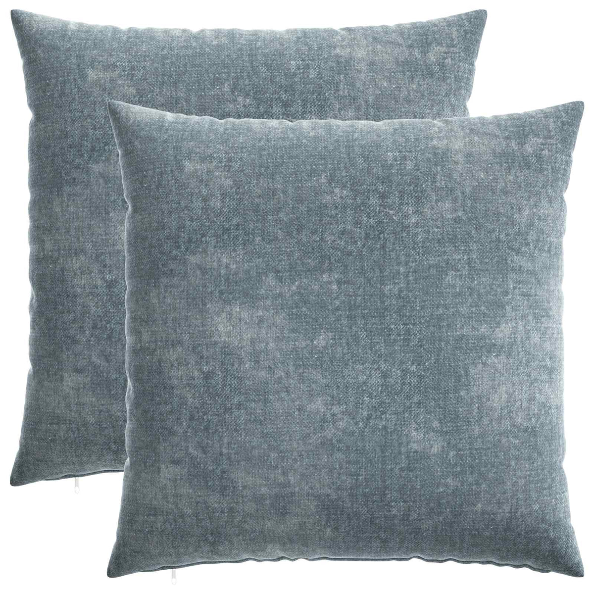 Kussensloop 2 st HEERLEN Lichtblauw 60 x 60 cm Chenille Stof
