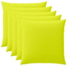 Kussensloop 6 pcs HEERLEN Helder groen 60 x 60 cm Polyester