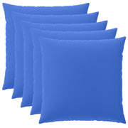 Kussensloop 60x60 cm polyester koninklijk blauw (6 stuks)