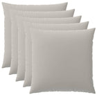 Kussensloop 6 pcs HEERLEN Grijs 60 x 60 cm Polyester