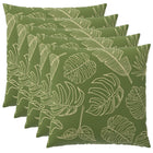Kussensloop 6 pcs HEERLEN Bladontwerp 60 x 60 cm Polyester