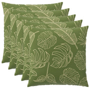 Kussensloop 60x60 cm bladontwerp polyester