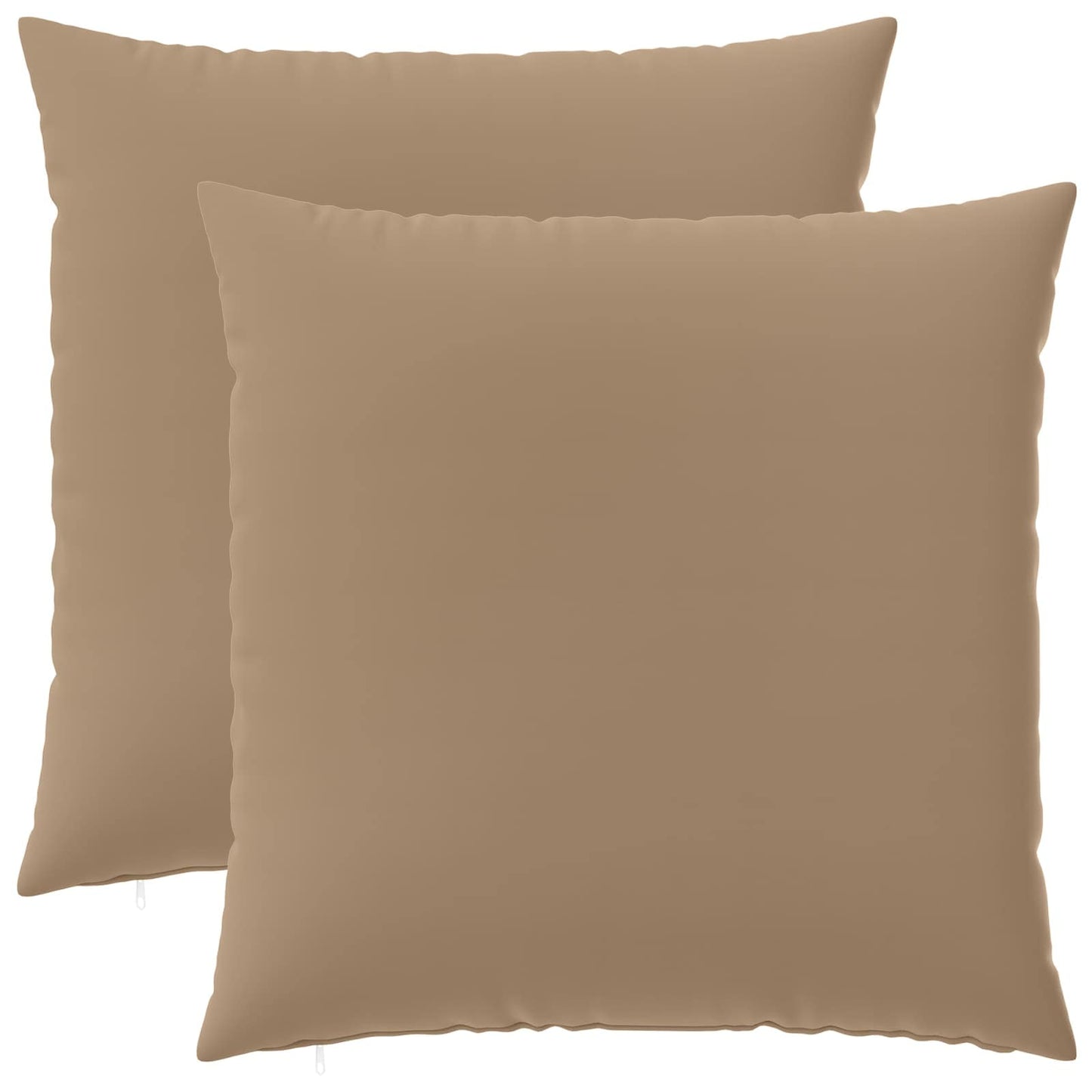 Kussensloop 2 st HEERLEN Taupe 60 x 60 cm Polyester