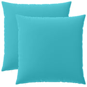 Kussensloop 60x60 cm turquoise (2 stuks)