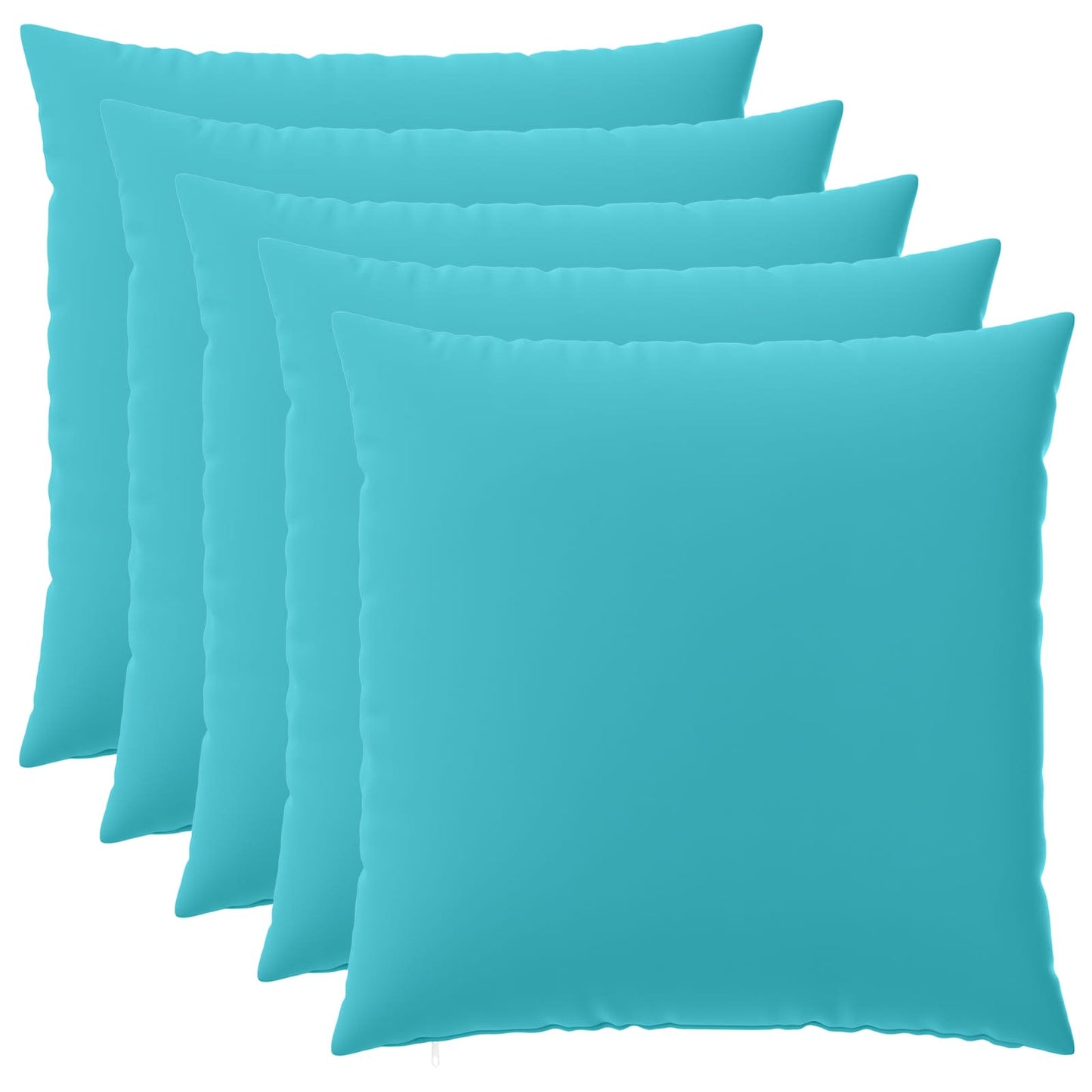 Kussensloop 6 pcs HEERLEN Turquoise 60 x 60 cm Polyester