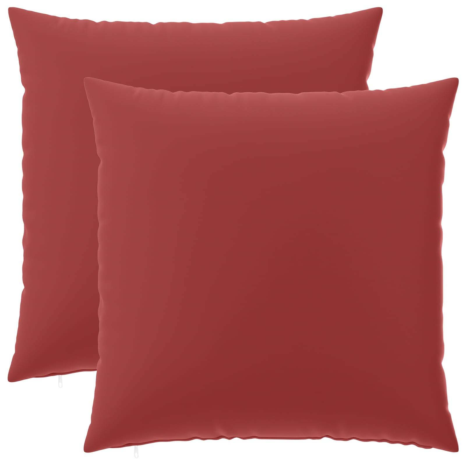 Kussensloop 2 pcs HEERLEN Wijnrood 60 x 60 cm Polyester