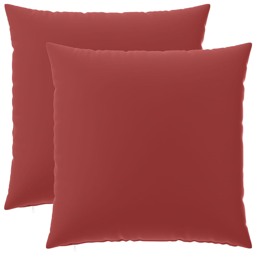 Kussensloop 2 pcs HEERLEN Wijnrood 60 x 60 cm Polyester