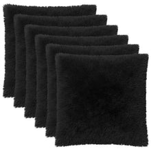 Kussensloop 6 pcs HEERLEN Zwart 60 x 60 cm PV Fleece
