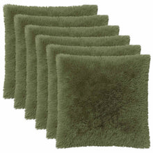 Kussensloop 6 pcs HEERLEN Groen 60 x 60 cm PV Fleece