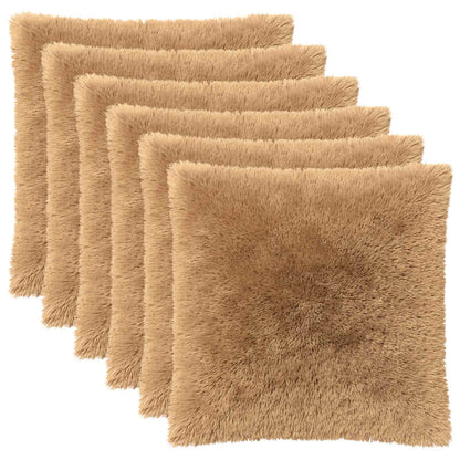 Kussensloop 6 pcs HEERLEN Taupe 60 x 60 cm PV Fleece