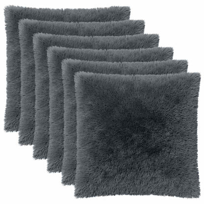 Kussensloop 6 pcs HEERLEN Antracietkleurig 60 x 60 cm PV Fleece