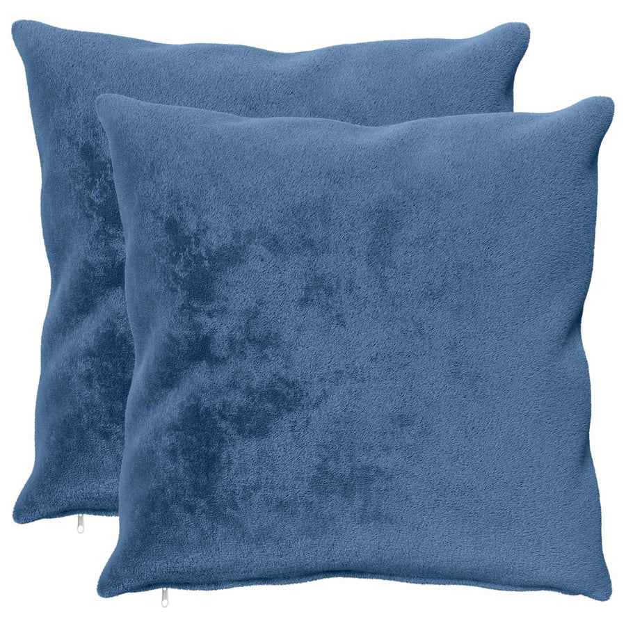 Kussensloop 2 st HEERLEN Lichtblauw 60 x 60 cm Flanel