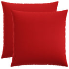 Kussensloop 65x65 cm rood 2 stuks polyester