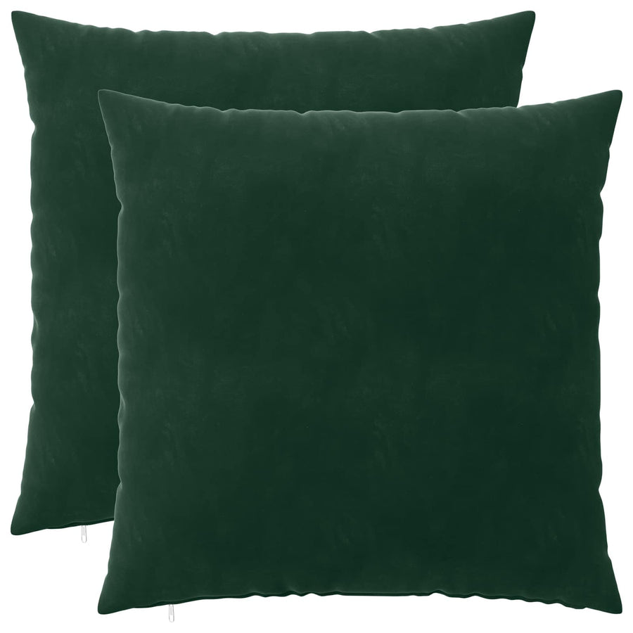 Kussensloop 2 pcs HEERLEN Donkergroen 65 x 65 cm Fluweel