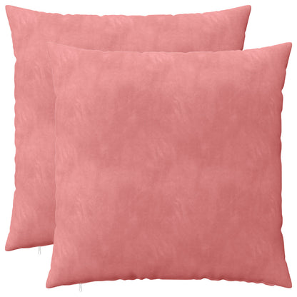 Kussensloop 2 pcs HEERLEN Roze 65 x 65 cm Fluweel