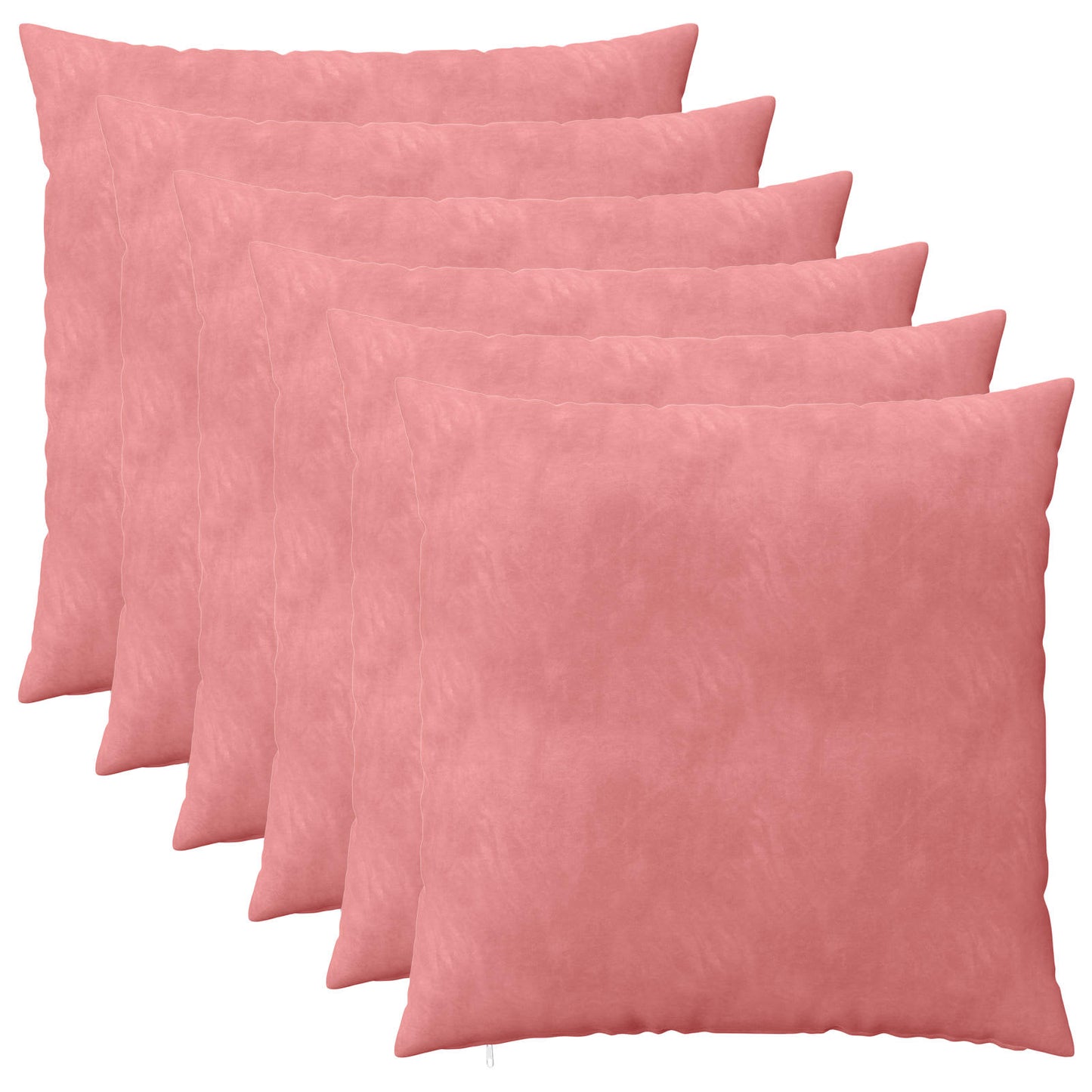 Kussensloop 6 pcs HEERLEN Roze 65 x 65 cm Fluweel