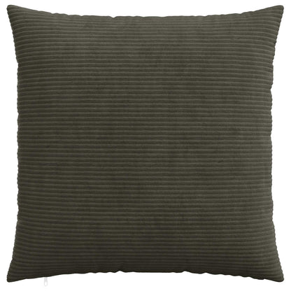Kussensloop 6 pcs HEERLEN Antracietkleurig 65 x 65 cm corduroy
