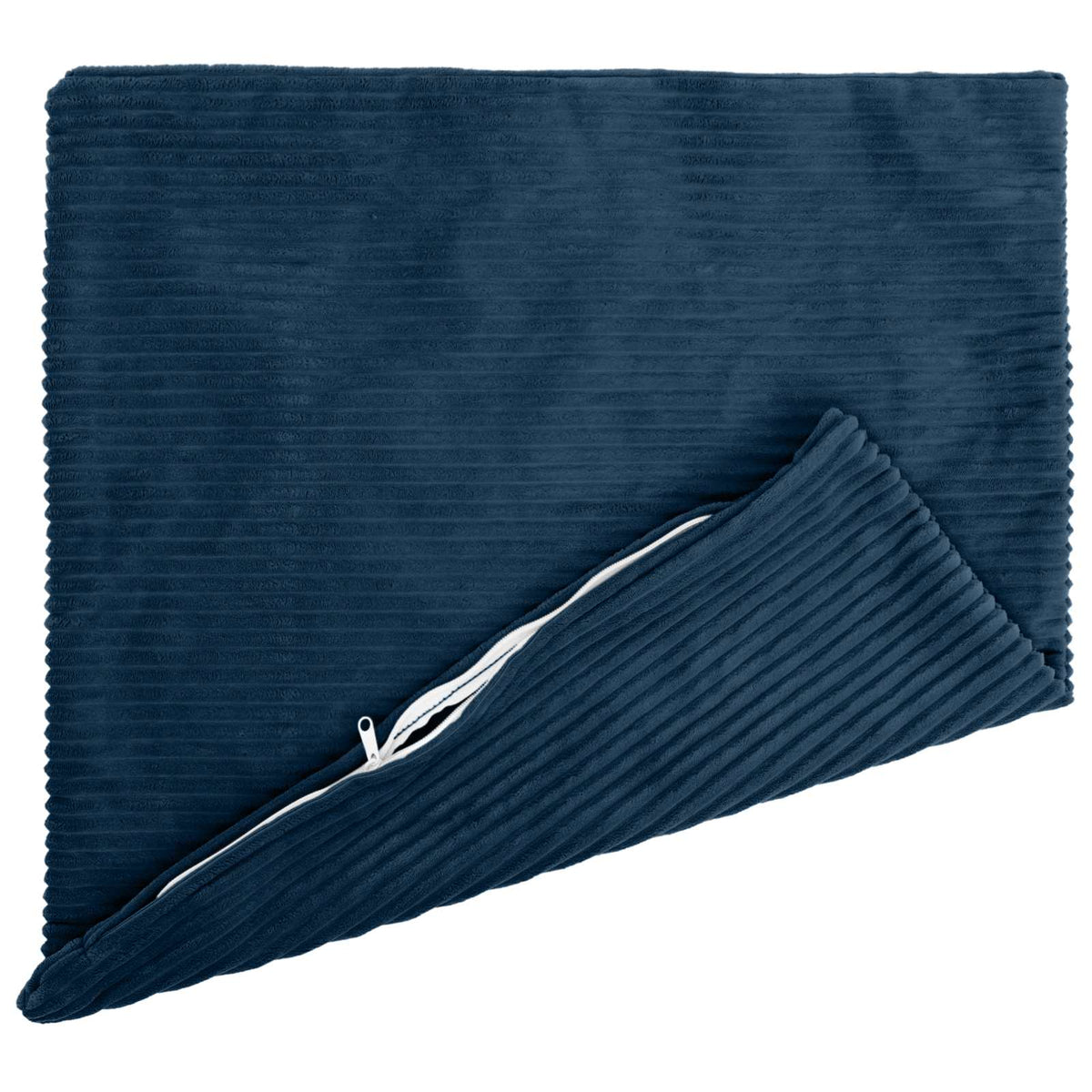 Kussensloop 2 pcs HEERLEN Marineblauw 65 x 65 cm corduroy