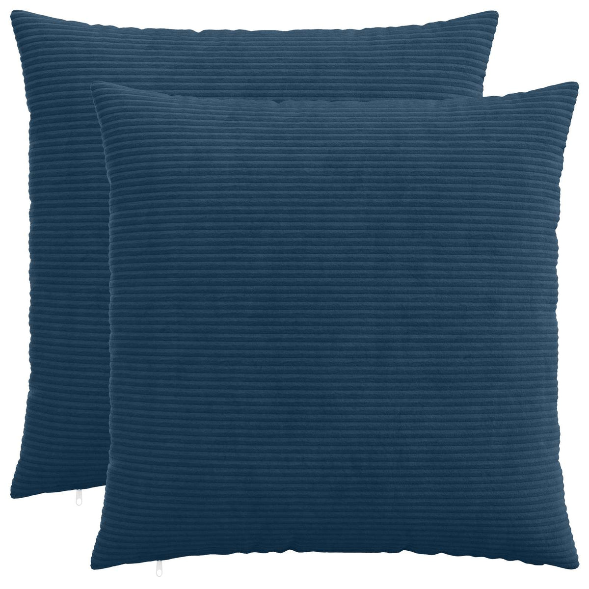 Kussensloop 2 pcs HEERLEN Marineblauw 65 x 65 cm corduroy