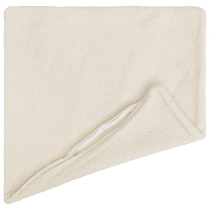 Kussensloop 6 pcs HEERLEN Crèmekleurig 65 x 65 cm Bouclé