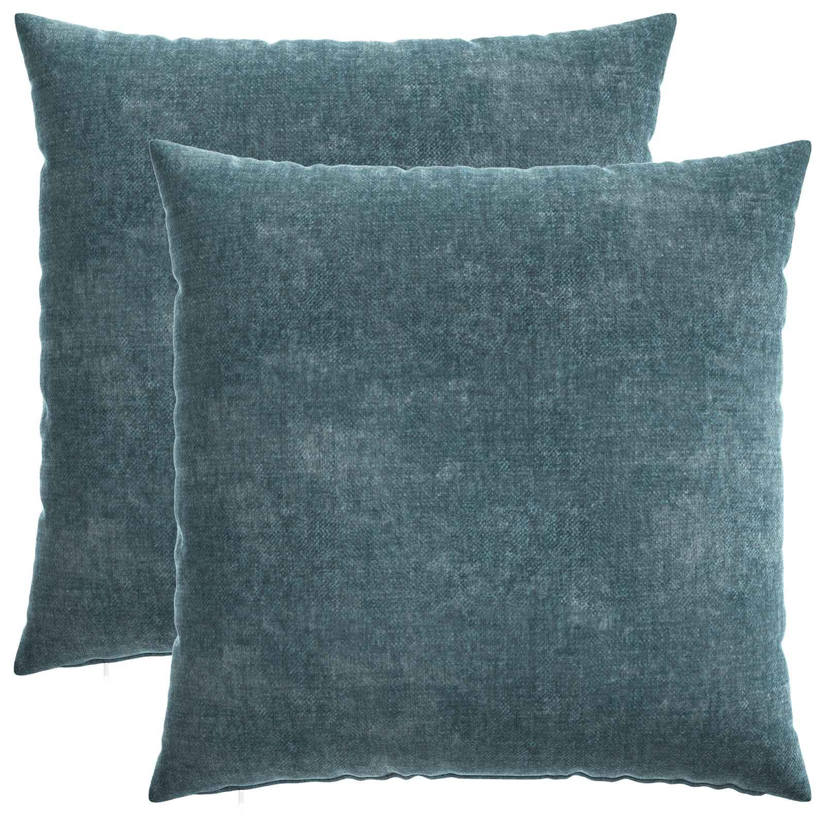 Kussensloop 2 st HEERLEN Blauw 65 x 65 cm Chenille Stof