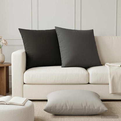 Kussensloop 2 pcs HEERLEN Grijs 80 x 80 cm Polyester