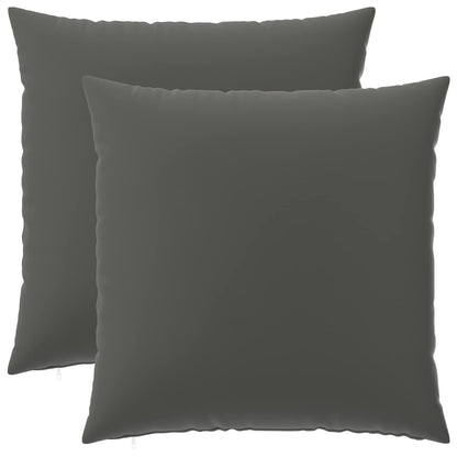 Kussensloop 2 pcs HEERLEN Antraciet 65 x 65 cm Polyester