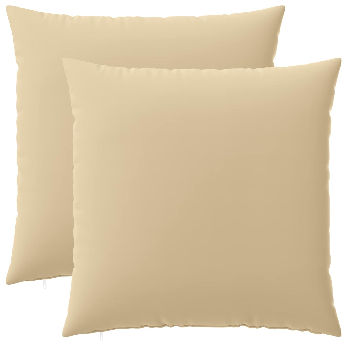 Kussensloop 2 pcs HEERLEN Beige 65 x 65 cm Polyester