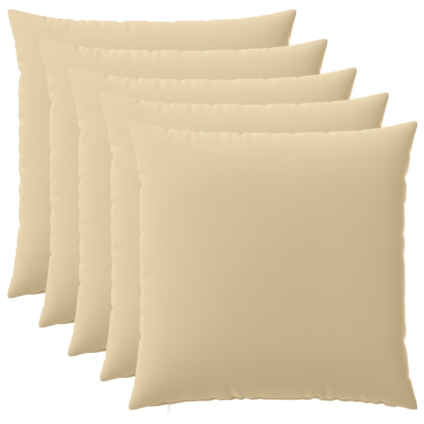 Kussensloop 6 st HEERLEN Beige 65 x 65 cm Polyester