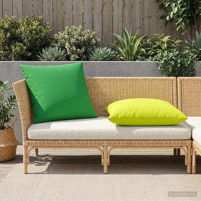 Kussensloop 6 pcs HEERLEN Groen 80 x 80 cm Polyester