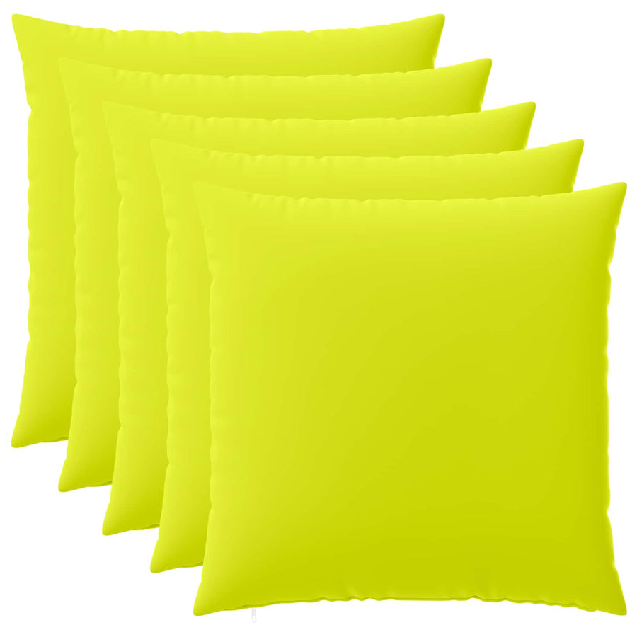 Kussensloop 6 pcs HEERLEN Helder groen 65 x 65 cm Polyester