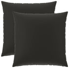 Kussensloop 2 pcs HEERLEN Zwart 65 x 65 cm Polyester