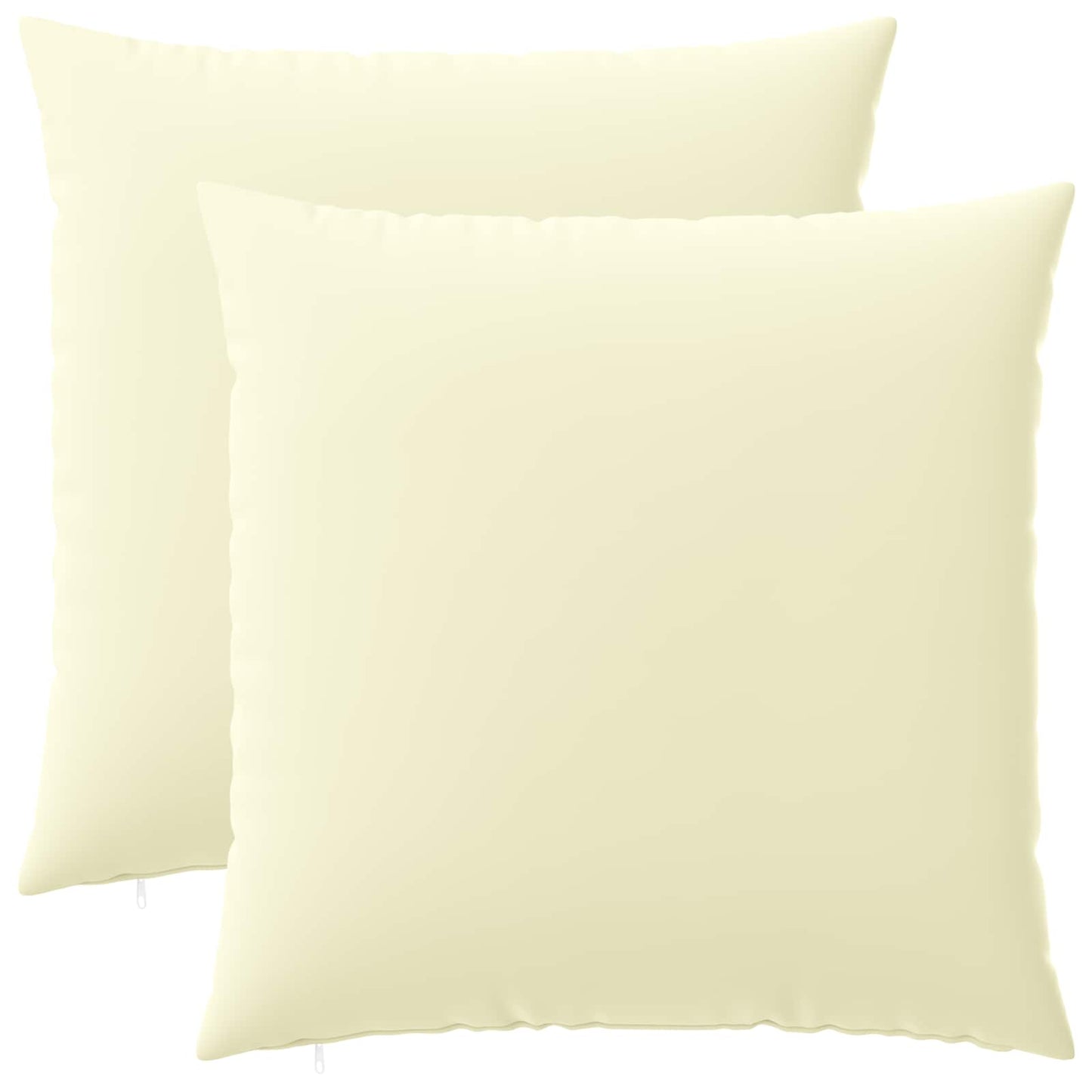 Kussensloop 2 pcs HEERLEN Crèmekleurig 65 x 65 cm Polyester