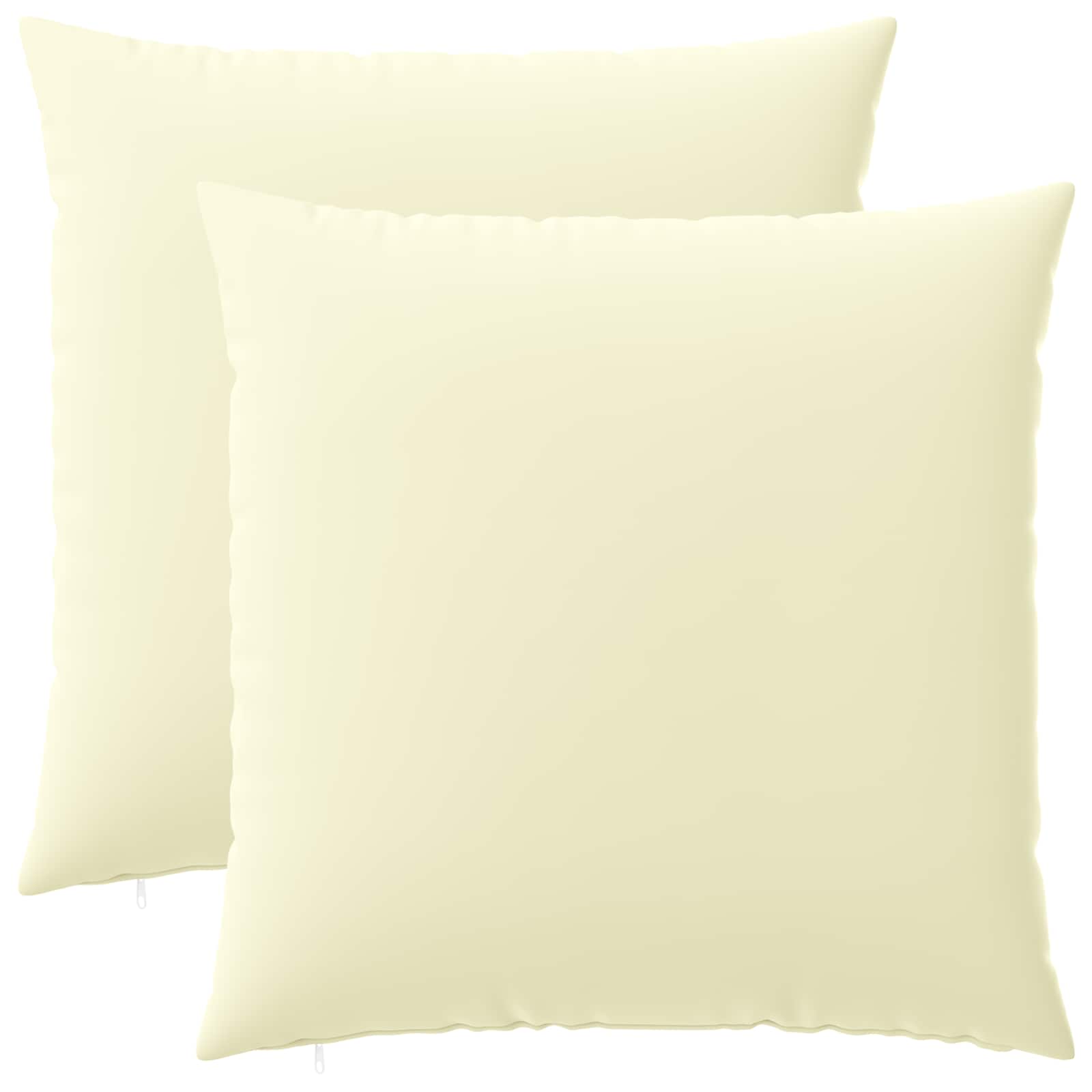 Kussensloop 2 pcs HEERLEN Crèmekleurig 65 x 65 cm Polyester