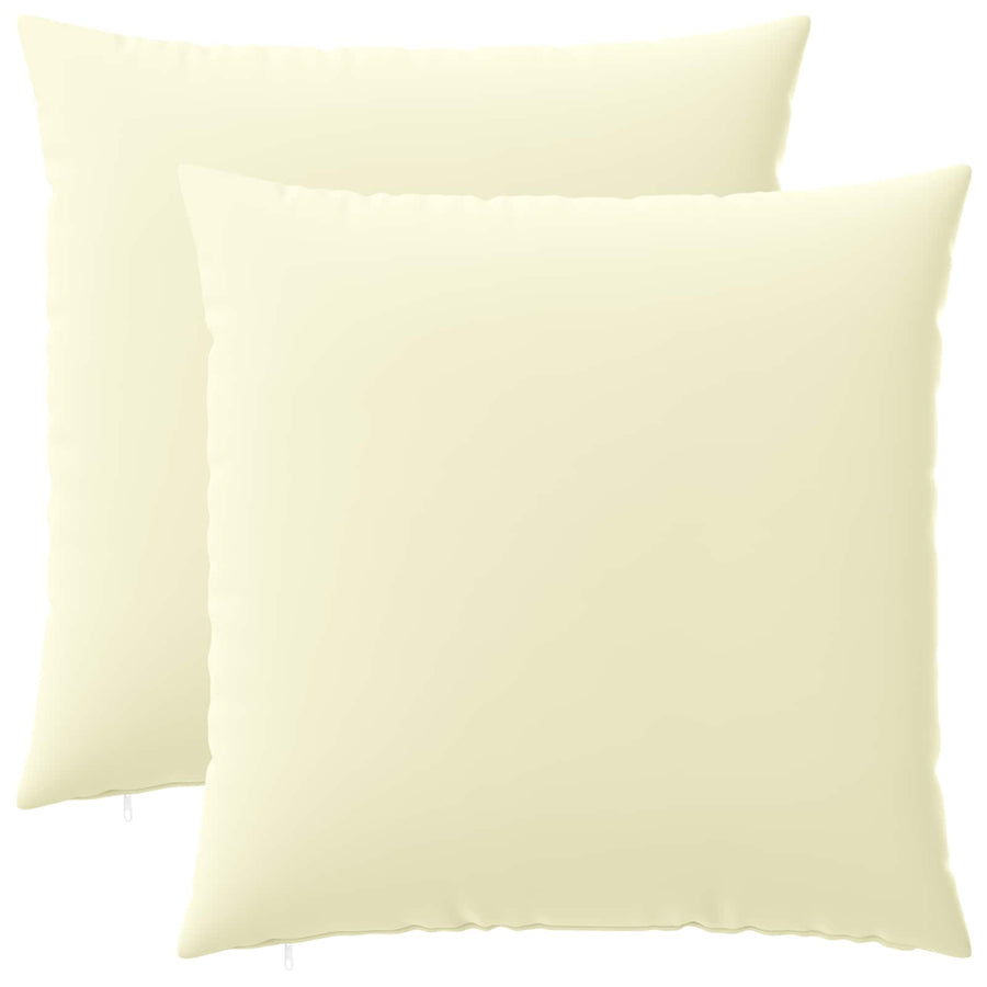 Kussensloop 2 pcs HEERLEN Crèmekleurig 65 x 65 cm Polyester