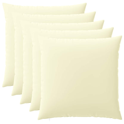 Kussensloop 6 pcs HEERLEN Crèmekleurig 65 x 65 cm Polyester