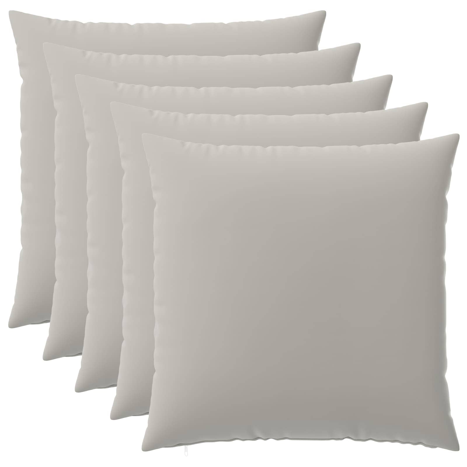 Kussensloop 6 pcs HEERLEN Grijs 65 x 65 cm Polyester