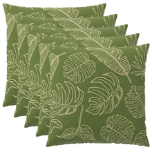 Kussensloop 6 pcs HEERLEN Bladontwerp 65 x 65 cm Polyester
