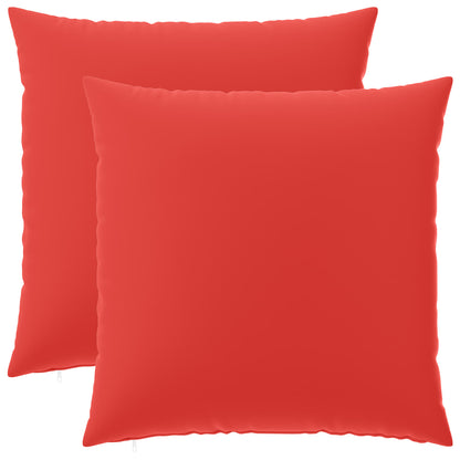 Kussensloop 2 pcs HEERLEN Rood 65 x 65 cm Polyester