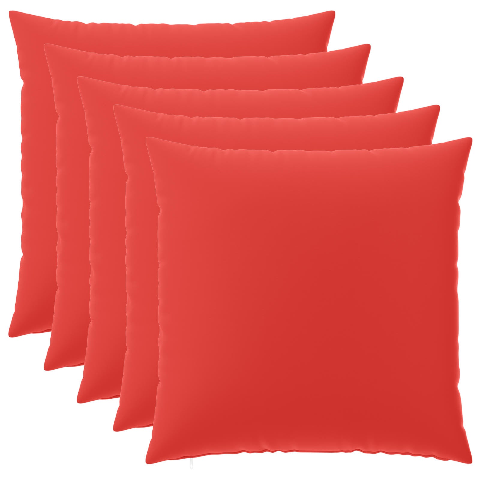 Kussensloop 6 pcs HEERLEN Rood 65 x 65 cm Polyester