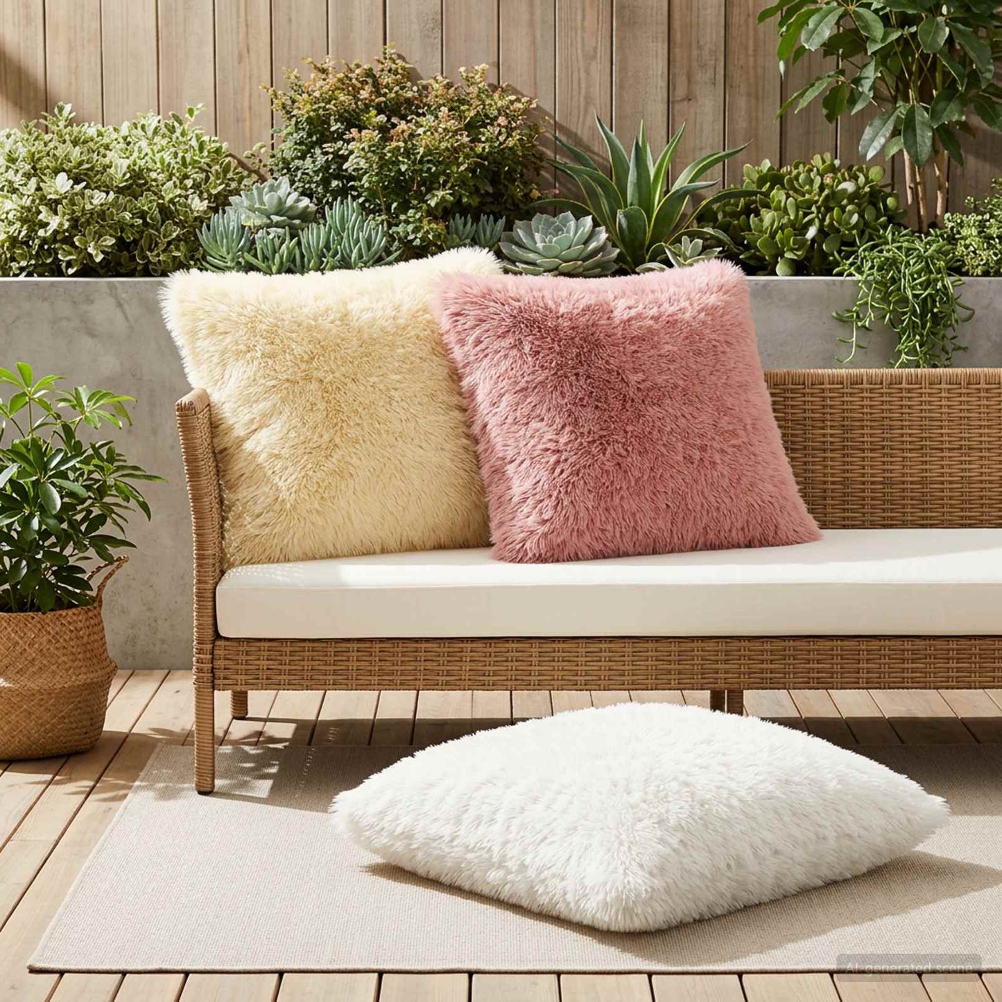 Kussensloop 6 pcs HEERLEN Roze 80 x 80 cm PV Fleece