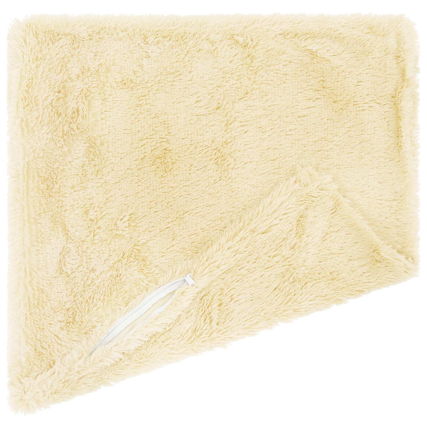 Kussensloop 2 pcs HEERLEN Crèmekleurig 65 x 65 cm PV Fleece