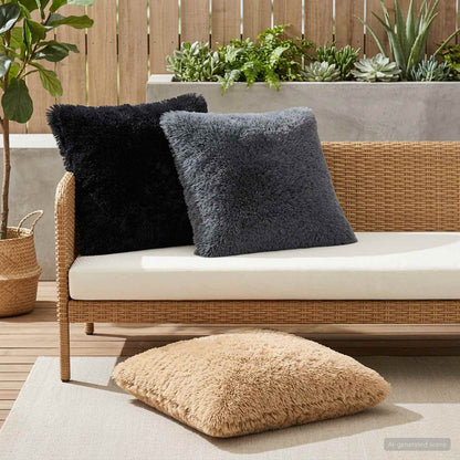 Kussensloop 2 pcs HEERLEN Antracietkleurig 65 x 65 cm PV Fleece