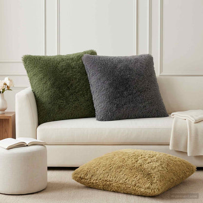 Kussensloop 2 pcs HEERLEN Groen 65 x 65 cm PV Fleece