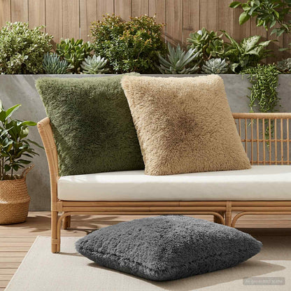 Kussensloop 2 pcs HEERLEN Groen 65 x 65 cm PV Fleece