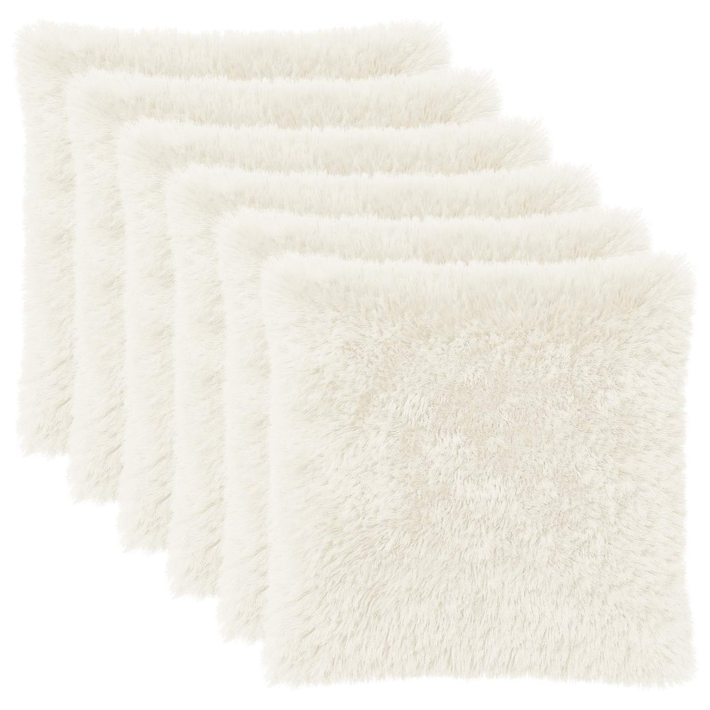 Kussensloop 6 pcs HEERLEN Wit 65 x 65 cm PV Fleece