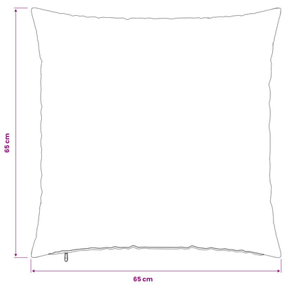 Kussensloop 2 st HEERLEN Donkergrijs 65 x 65 cm