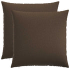 Kussensloop 2 st taupe 70x70 cm polyester